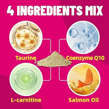 Just Try 7OZ Taurine with CoQ10 for Cats & Dogs | Heart, Vision & Immune Support Daily Supplement Powder