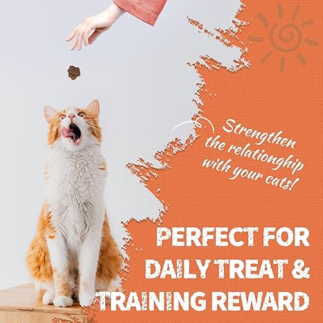 Just Try Hairball Cat Treats | Chicken Flavor Digestive Support Biscuits for CatsJust Try