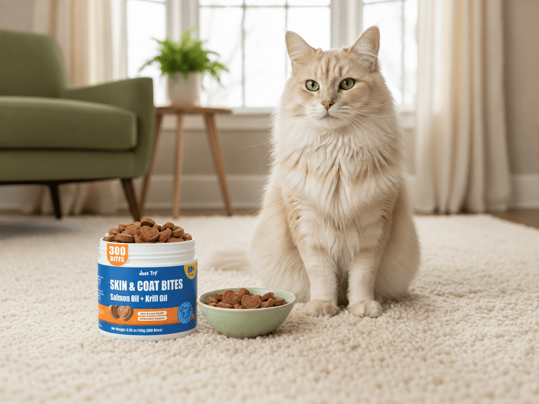 How to Choose Cat Skin & Coat Chews: Omega-3, Ingredients & Label Checklist - Just Try