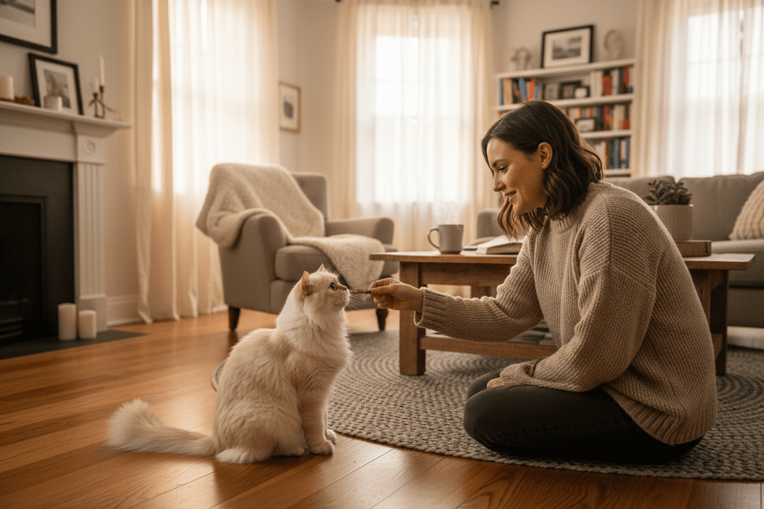 Just Try 16 oz Probiotic Cat Treats, Chicken Flavor – Healthy Daily Training Biscuits for Cats - Just try