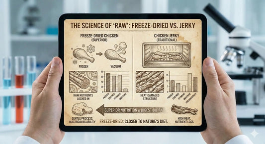 The Science of "Raw" (Why Freeze-Dried Chicken is Superior to Jerky) - Just try