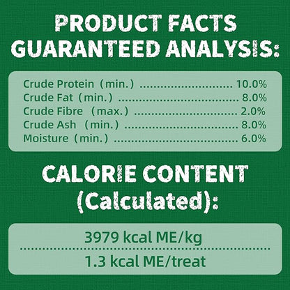 Just Try 13.4oz Cat Grass Treats | Salmon Oil Biscuits | Natural Salmon Kitten Snacks | Omega 3 for Skin Coat & Joint Support | Training Treats