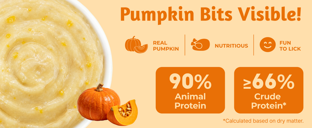 Solo prueba los bocadillos para gatos de calabaza, Lickable – Cuidado digestivo, taurina y FOS, 20 tubos