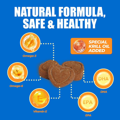 Cat Skin & Coat Chews for Healthy Skin & Shedding Control | Just TryCat Supplements