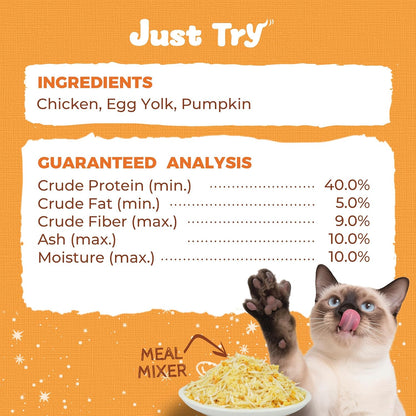 Freeze-Dried Pumpkin Food Topper for Dogs & Cats | Digestive Fiber SupportCat Dog topper