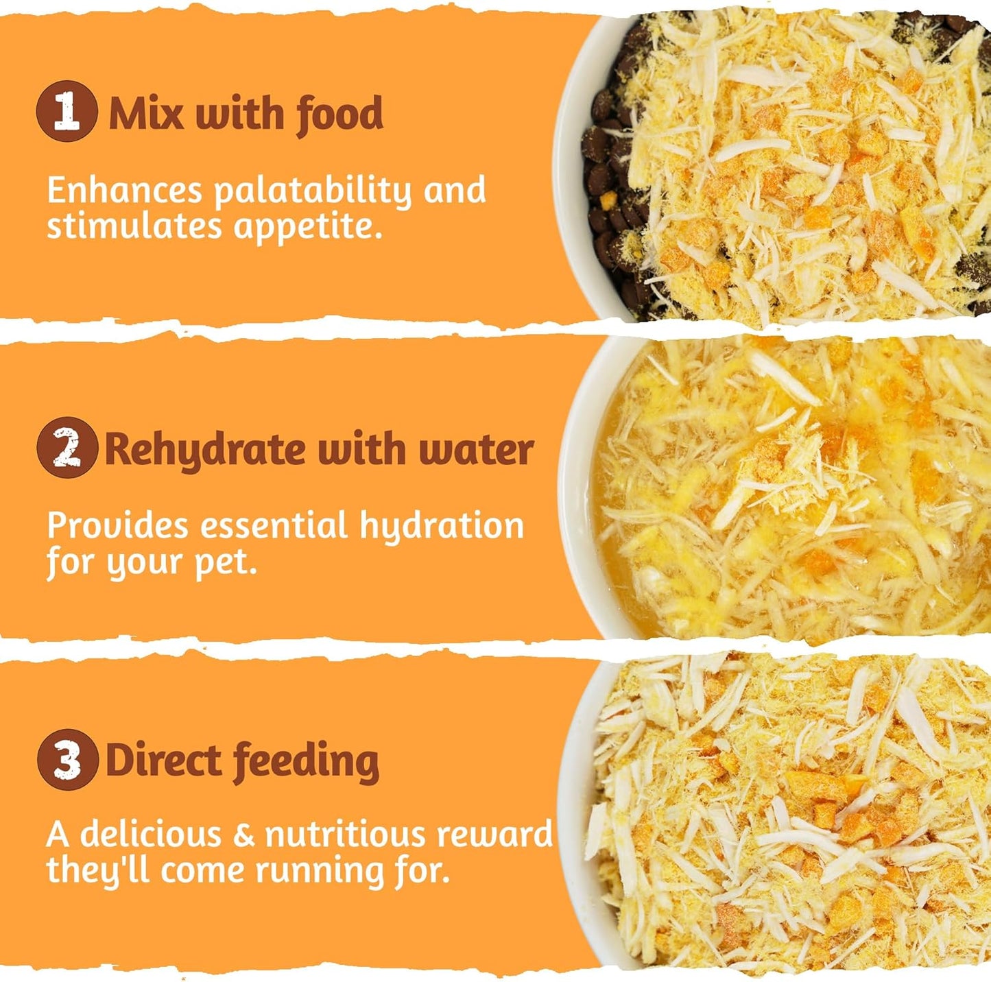 Freeze-Dried Pumpkin Food Topper for Dogs & Cats | Digestive Fiber SupportCat Dog topper