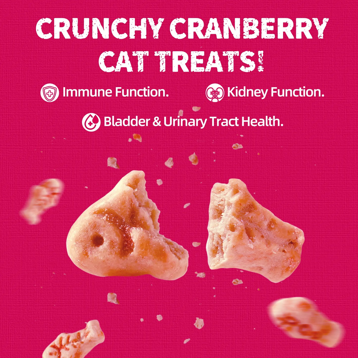 Just Try 13.4 oz Urinary Support Cat Snacks, Healthy Daily Treats for Cats