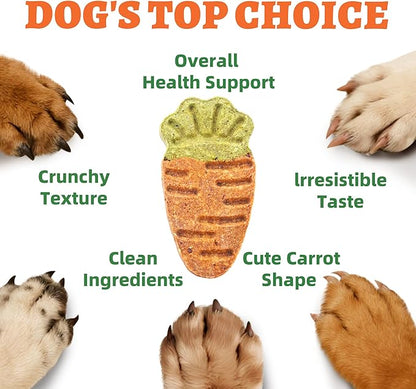 Healthy Carrot & Chicken Dog Treats | Baked Training Biscuits for Dogs | Just TryDog treats