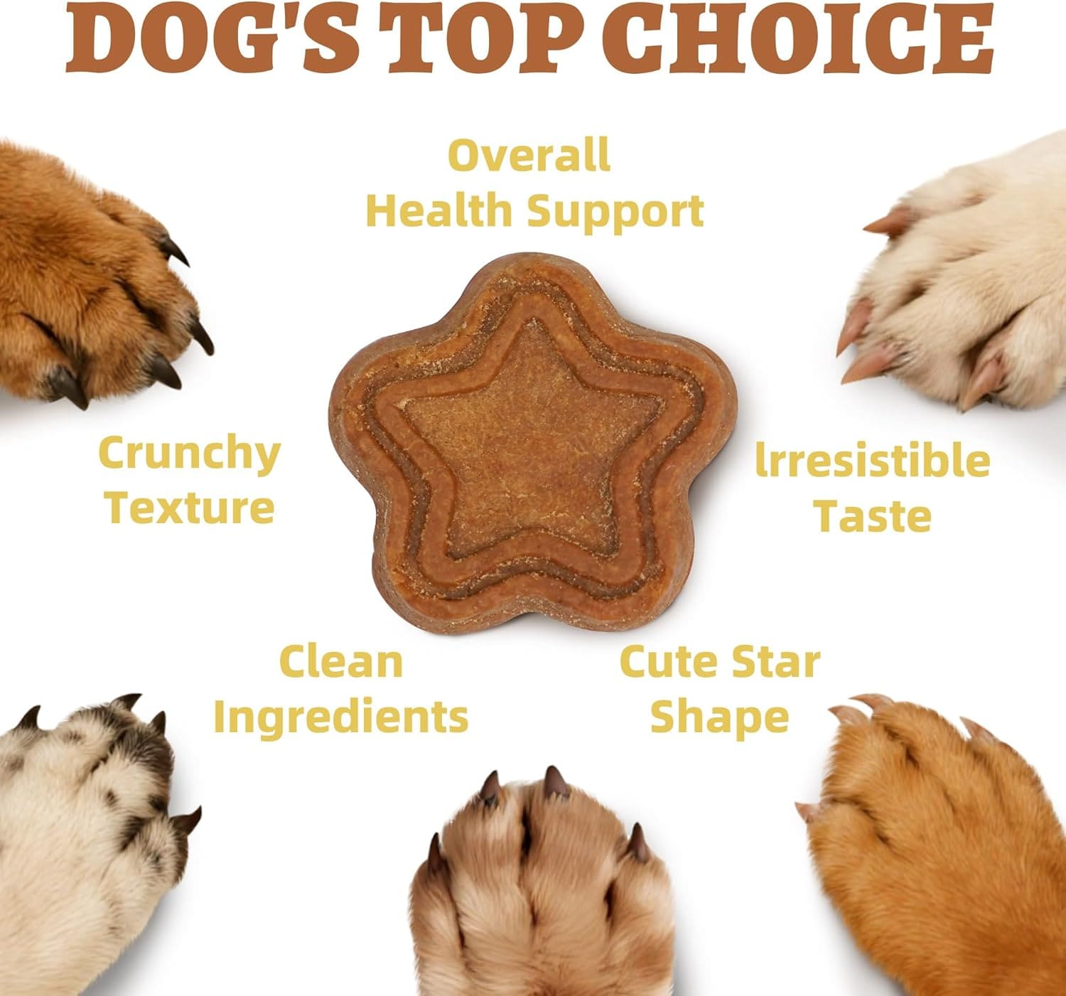 Just Try 15 OZ Dog Biscuits Peanut Butter Flavor Energy Boosting Immune Peanut Butter Dog TreatsJust Try