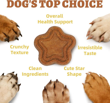 Just Try 15 OZ Dog Biscuits Peanut Butter Flavor Energy Boosting Immune Peanut Butter Dog TreatsJust Try