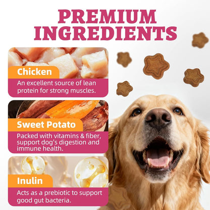 Just Try Sweet Potato Dog Treats for Gut Health | Healthy Training BiscuitsJust Try