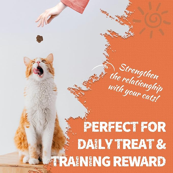 Just Try Probiotic Cat Treats 16 oz | Chicken Flavor Digestive Support Biscuits for Cats & KittensJust Try