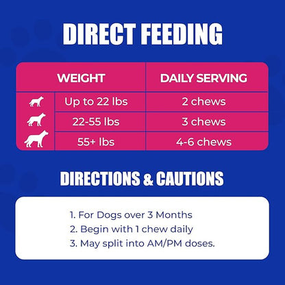 Just Try Dog Multivitamin Chews | Joint & Skin SupportJust Try