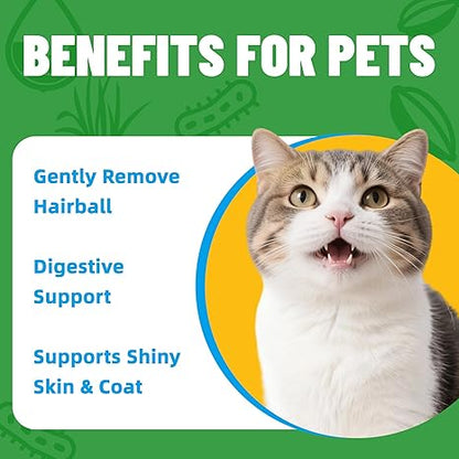 Just Try Cat Grass Powder for Cats | Hairball & Digestive Support SupplementJust Try
