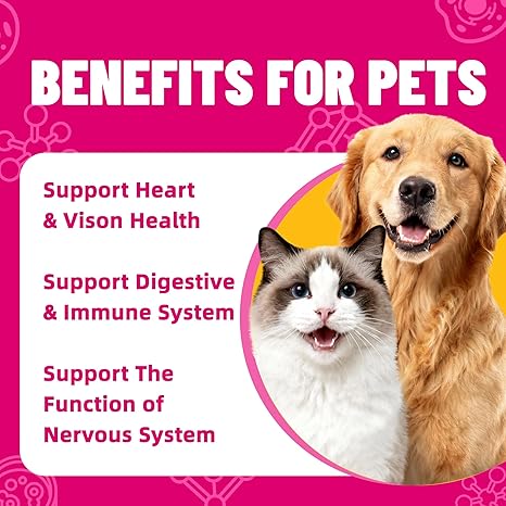 Just Try Taurine CoQ10 Cat & Dog Supplement | Heart & Immune Support Daily PowderJust Try