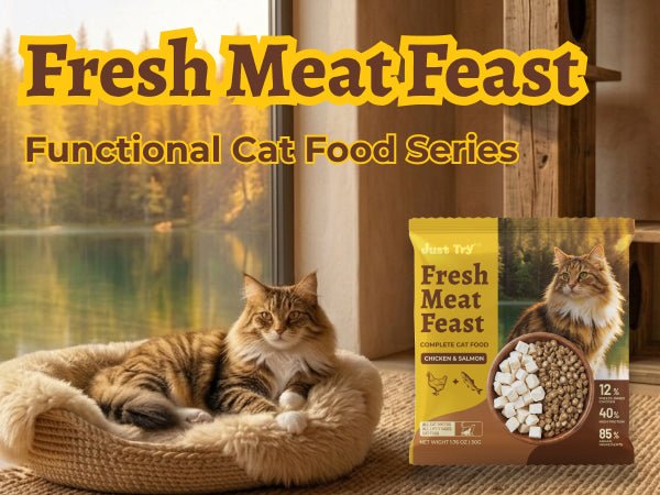 Just Try Cat Food Sampler Pack – 3 Complete Recipes, 3 × 50gCat Food