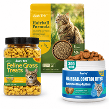 Cat Grass - Complete Hairball Set