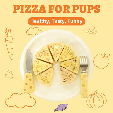 Just Try Cheese Pizza Dog Treats – High Protein Cheese Training & Dental ChewsDogs Chews Sticks