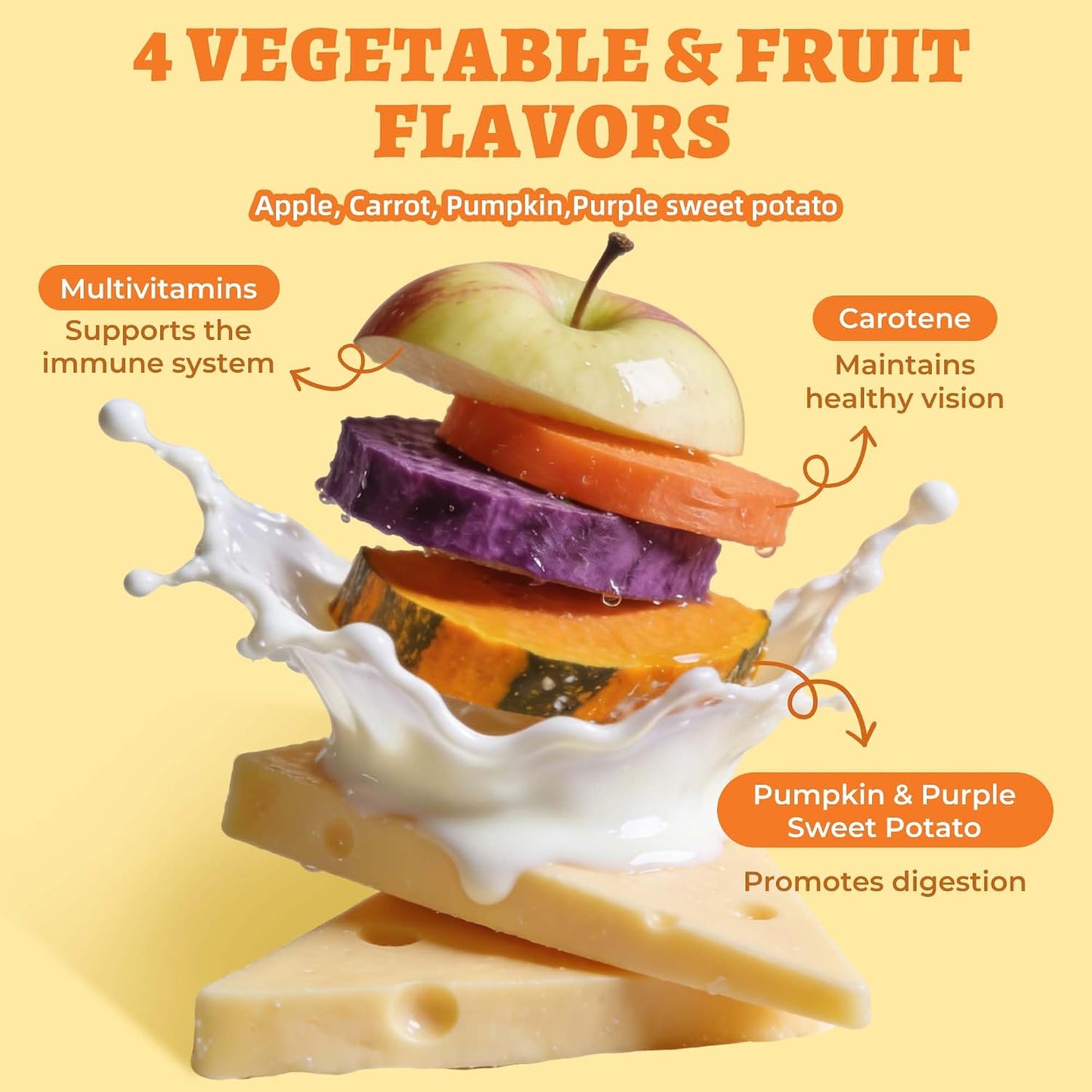 Just Try Cheese Pizza Dog Treats – High Protein Cheese Training & Dental ChewsDogs Chews Sticks