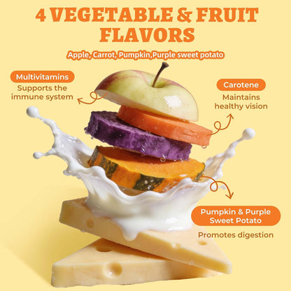 Just Try Cheese Pizza Dog Treats – High Protein Cheese Training & Dental ChewsDogs Chews Sticks