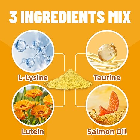 Just Try L-Lysine Powder for Cats & Dogs | Immune & Respiratory Support SupplementCat Treats