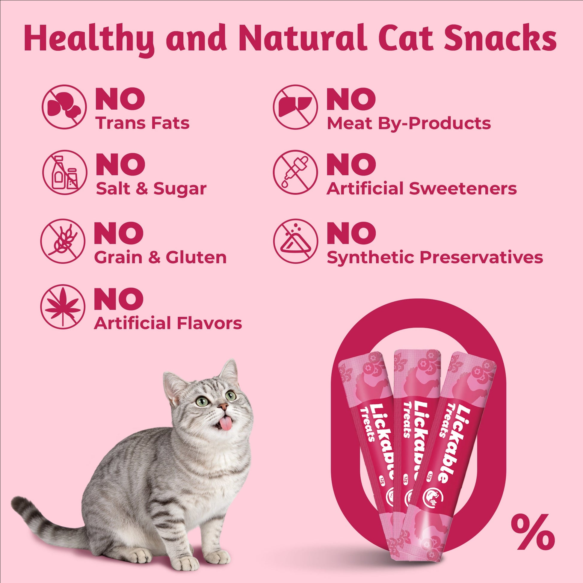 Just Try Urinary Care Lickable Cat Treats – Cranberry Chicken Flavor, 20 TubesCat lickable