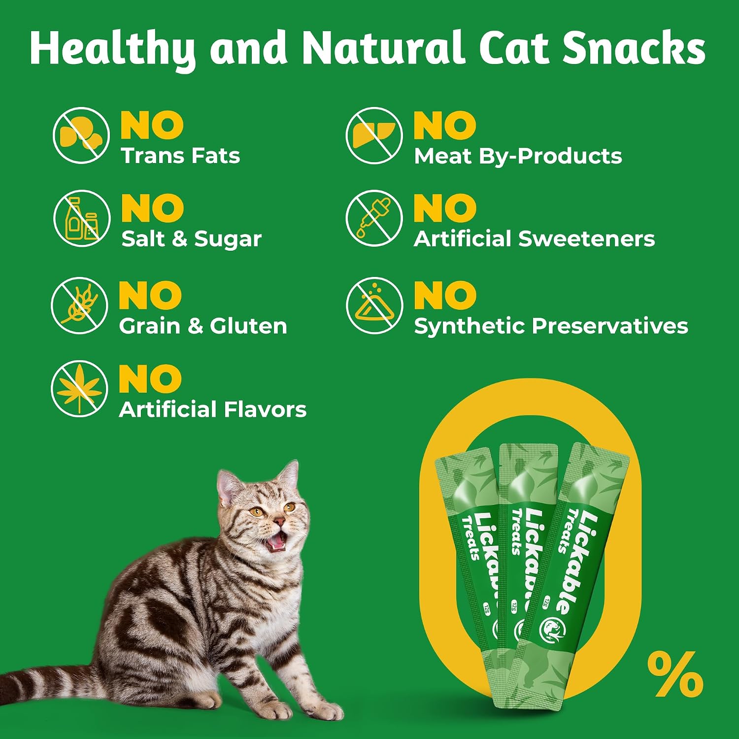 JUSTTRY Cat Grass Lickable Puree Treats – 20 Tubes with Taurine & Vitamin E for Hairball Control, 0.5oz EachCat lickable