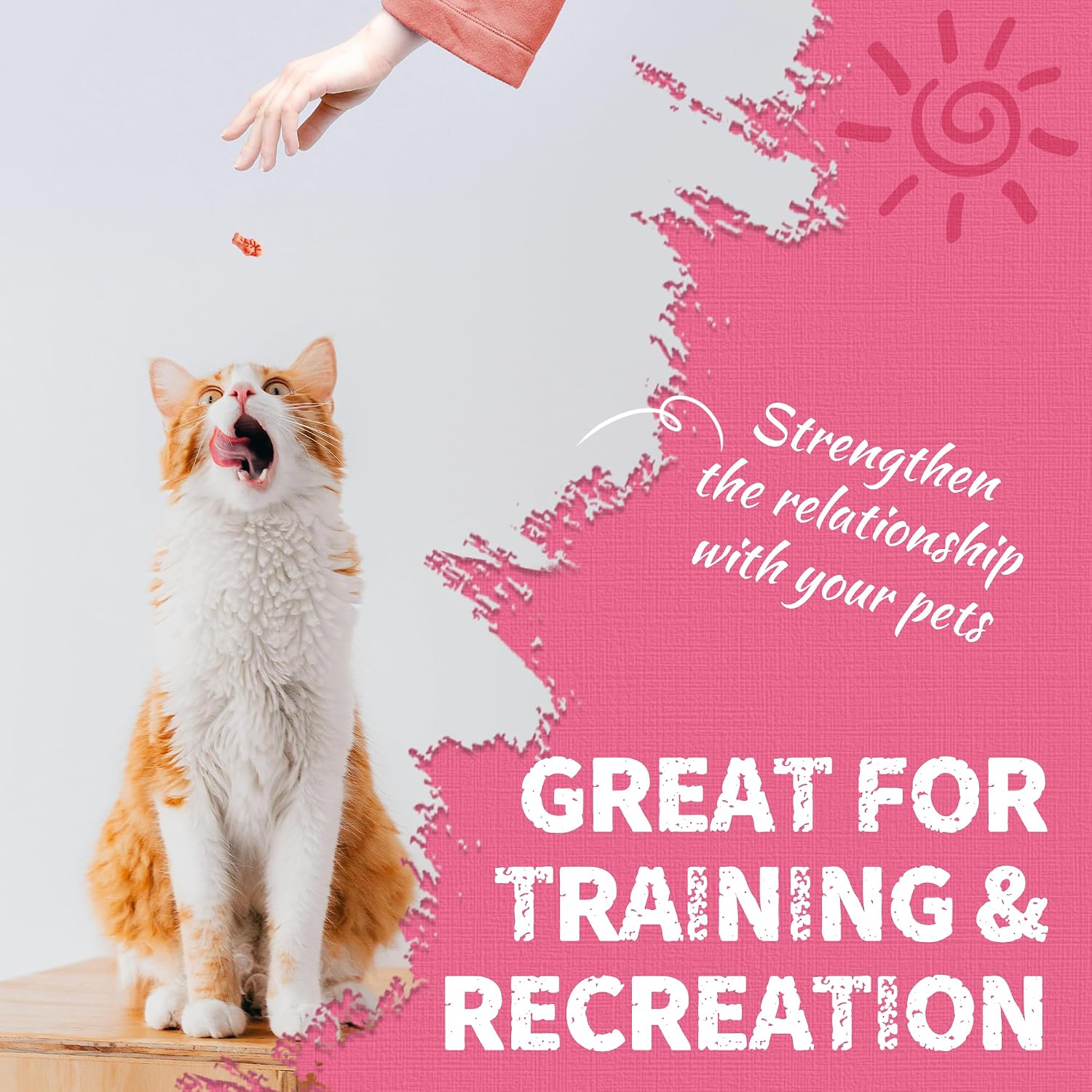 JUSTTRY Cranberry Cat Treats –Cranberry & D-Mannose for Urinary Tract Health & Kidney Support，13.4ozCat Treats