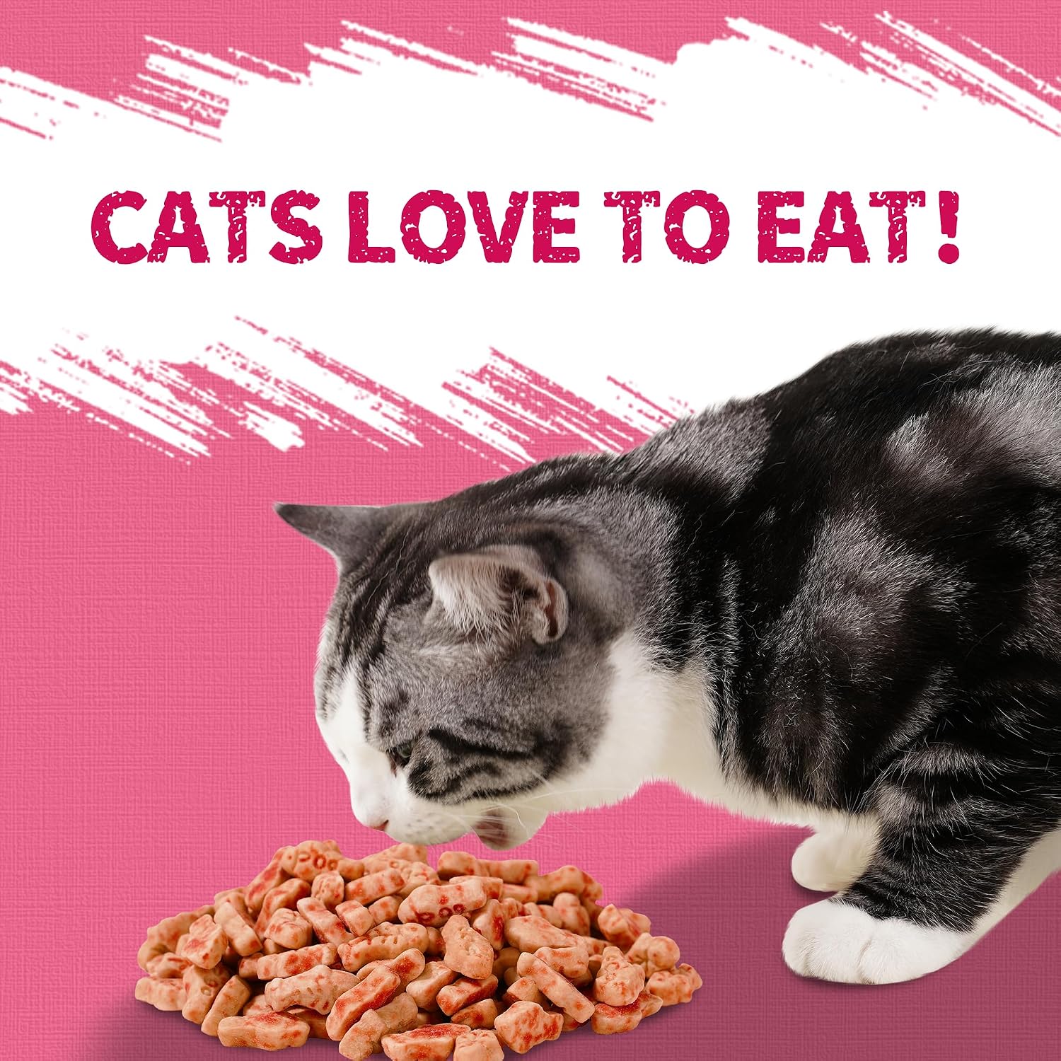 JUSTTRY Cranberry Cat Treats –Cranberry & D-Mannose for Urinary Tract Health & Kidney Support，13.4ozCat Treats