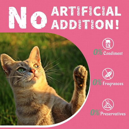 JUSTTRY Cranberry Cat Treats –Cranberry & D-Mannose for Urinary Tract Health & Kidney Support，13.4ozCat Treats