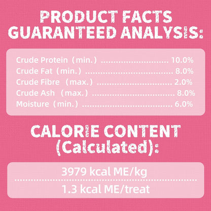 JUSTTRY Cranberry Cat Treats –Cranberry & D-Mannose for Urinary Tract Health & Kidney Support，13.4ozCat Treats