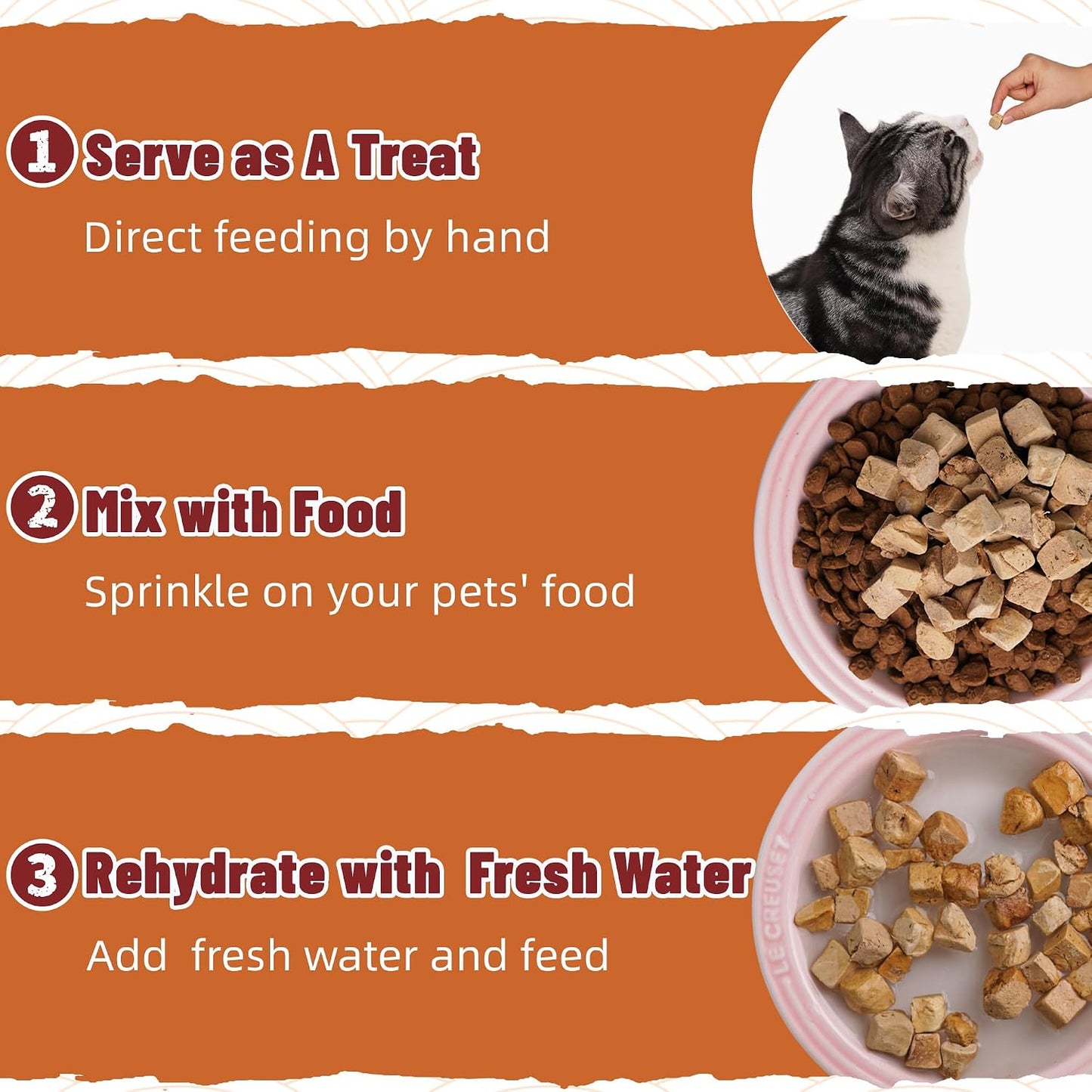 JUSTTRY Freeze-Dried Chicken Liver, Single-Ingredient Pet Treats for Dogs & Cats, 8.71ozCat Dog Freeze-dried