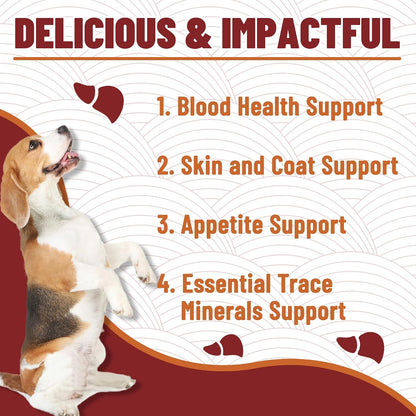 JUSTTRY Freeze-Dried Chicken Liver, Single-Ingredient Pet Treats for Dogs & Cats, 8.71ozCat Dog Freeze-dried