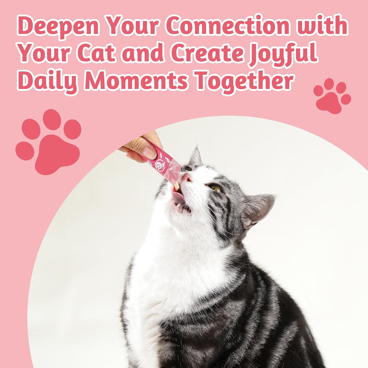 JUSTTRY Kitten Lickable Puree Treats –20 Tubes Creamy Lickable Purée with DHA, EPA, Vitamin E & Taurine for Immune Support ,0.5oz EachCat lickable