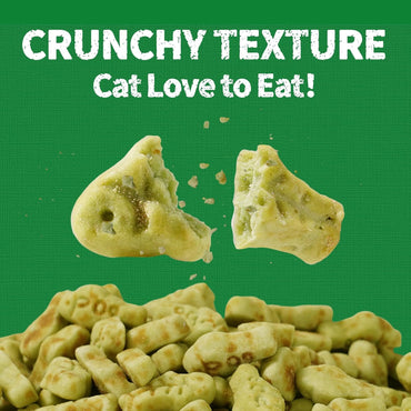 JUSTTRY Natural Cat Grass Treats for Cats, Tasty Catnip Snacks, 13.4ozCat Treats