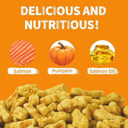 JUSTTRY Pumpkin Cat Treats –Rich in Fibre and Low-Calorie Digestive Snacks for constipation relief, 13.4ozCat Treats